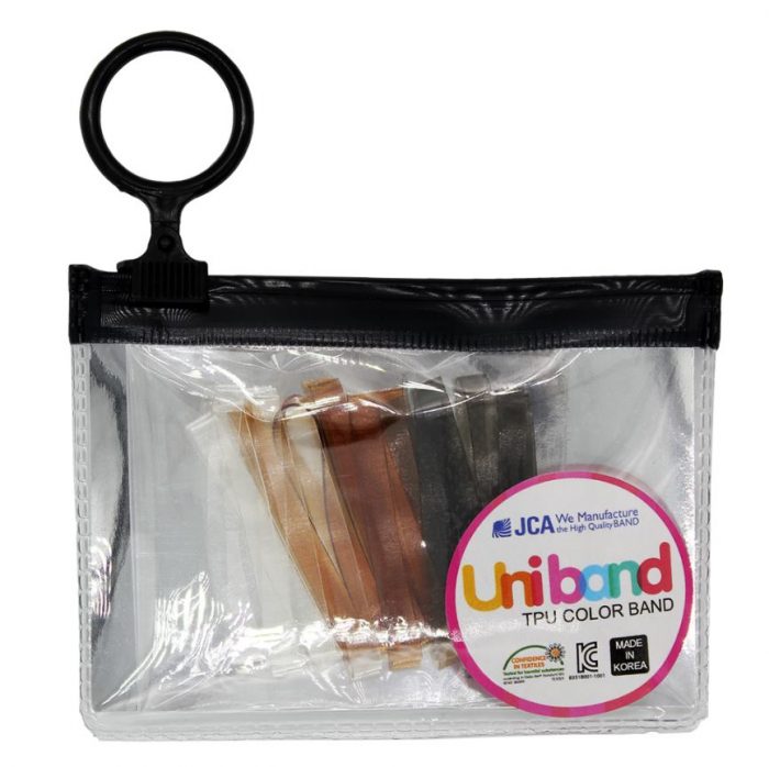 Uniband Wide Hair Elastic Ties with Zip Lock (x 20 Pack)