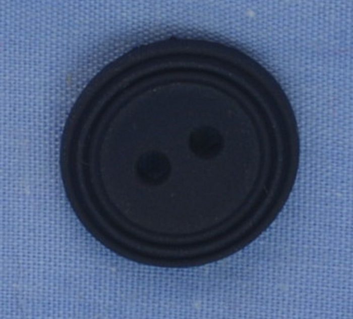 15mm Navy Blue 2 Hole Button (per button)