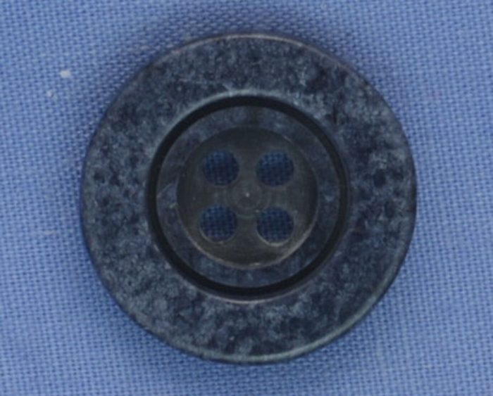 18mm Mottled Blue 4 Hole Button (per button)