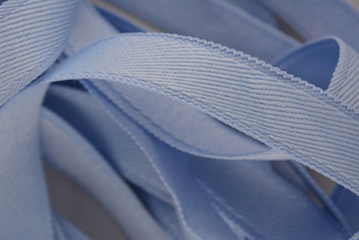 20mm Pale Blue Herringbone Tape (x 1.4 metres)