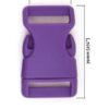 25mm Purple Side Release Plastic Buckle 2 pk from Voodoo Bag Hardware
