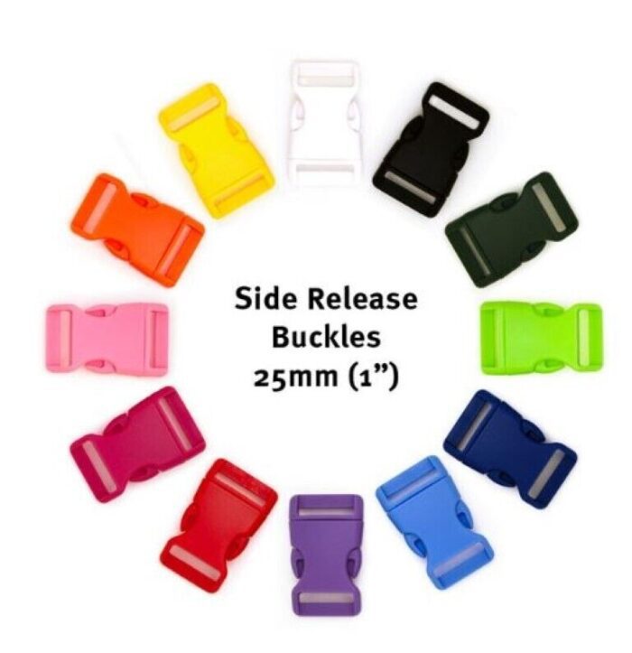 25mm Purple Side Release Plastic Buckle 2 pk from Voodoo Bag Hardware