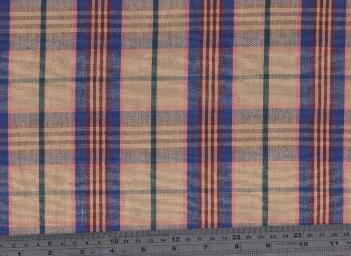 Beige / Blue Upholstery / Furnishing Fabric 138cm wide (per metre)