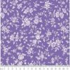 Lavender Fields: Margaux Small Flower Purple Cotton Fabric (per metre)