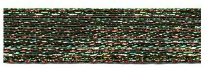 15mm Multi-coloured Metallic Wire Edged Bow and Tie Ribbon (x 5 metres)