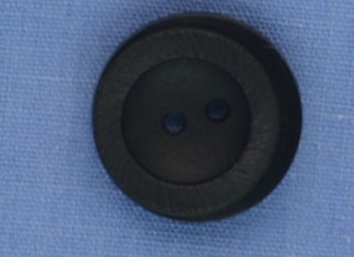 15mm Navy 2 Hole Button (x 2 buttons)