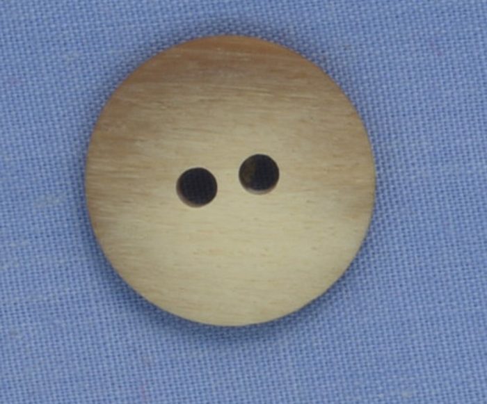 18mm Fawn / Cream 2 Hole Button (per button)