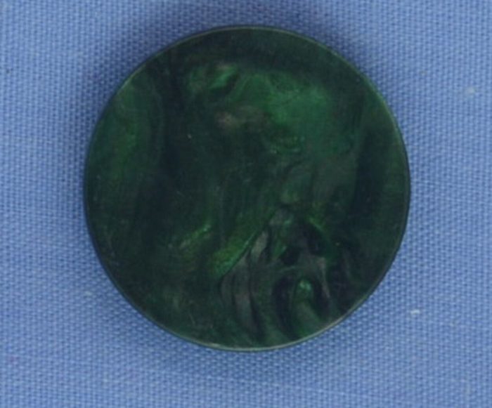20mm Mottled Green Shank Button (per button)