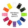 25mm Light Pink Side Release Plastic Buckle 2 pk from Voodoo Bag Hardware