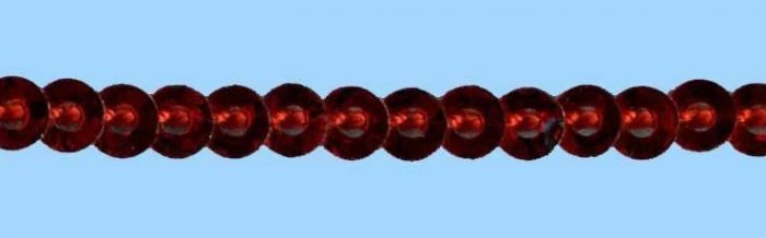 3mm Red Sequins Tiny Trim ( x 2 metres)