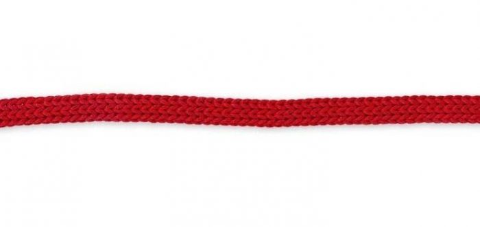 5mm Red Knitted Polyester  Cord ( x 1.9 metres)