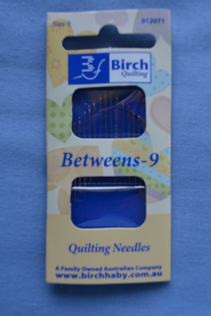 Birch Gold Plated Betweens Needles Size 9