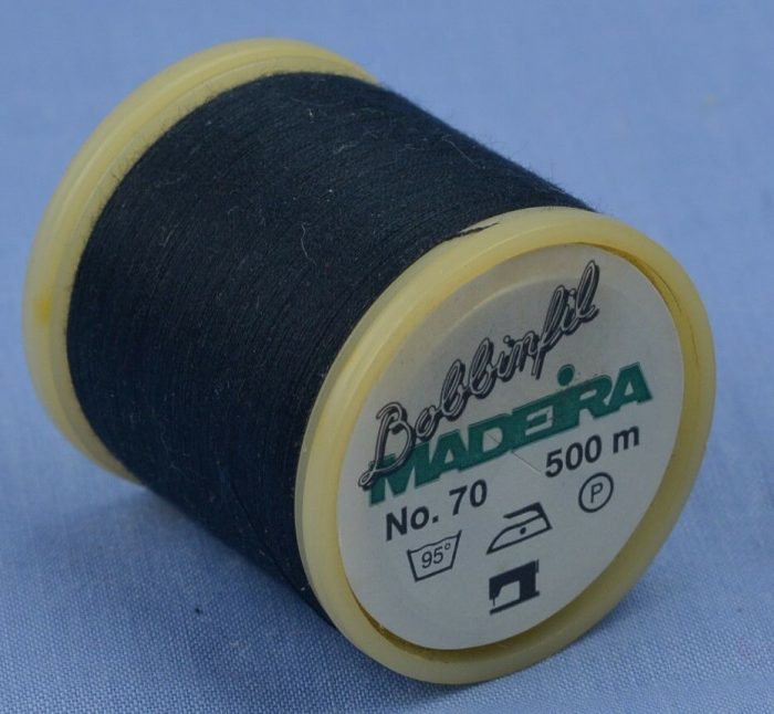 Black Madeira Bobbinfil Thread 500 metres