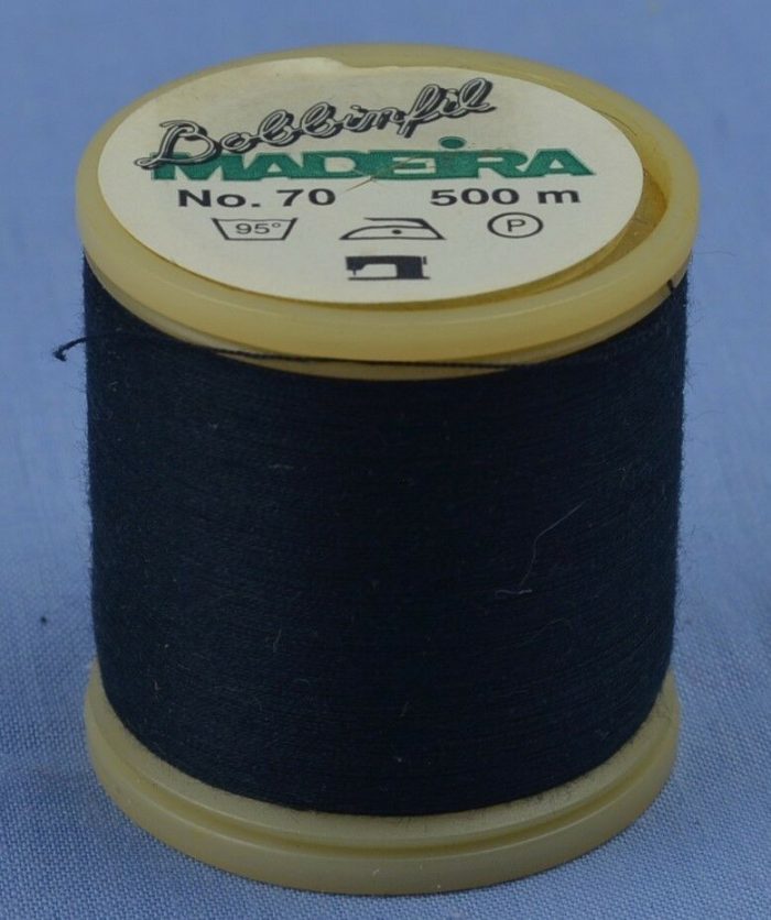 Black Madeira Bobbinfil Thread 500 metres