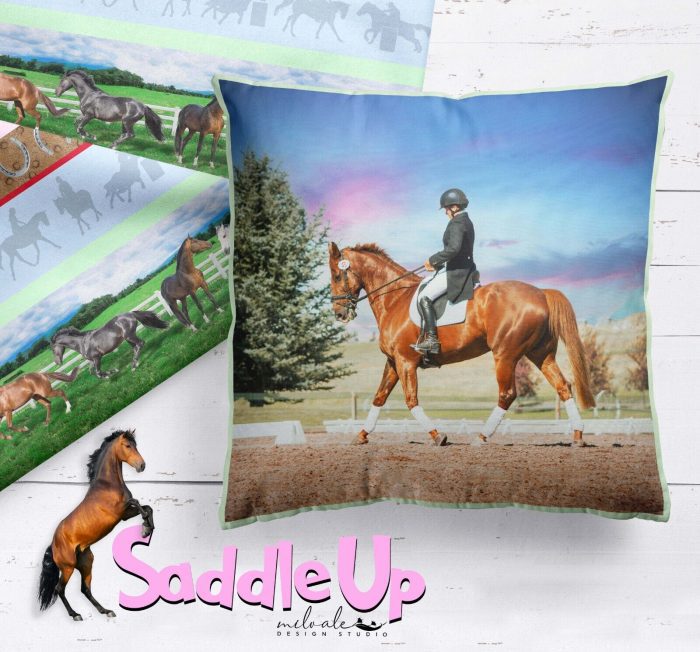 Saddle Up: Reining and Western Pleasure Cotton Panel