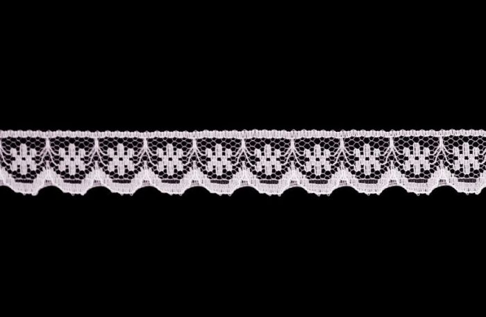 12mm Pink Flat Nylon Lace (x 50 metres)