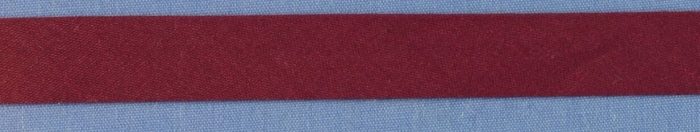 12mm Wine Polycotton Bias   (x 2 metres)