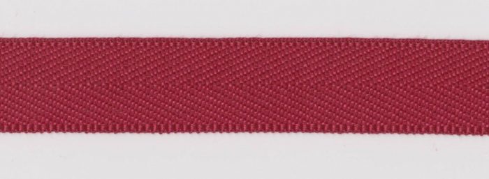 22mm Ruby Red Polyester Herringbone Twill Tape (x 200 metres)