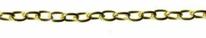 3mm Gold Chain (x 2.2 metres)