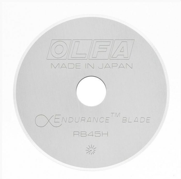 45mm OLFA ENDURANCE Rotary Cutter Blade (RB45H)