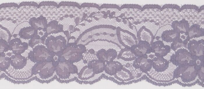 70mm Blue Grey Nylon Lace Edging (x 11.2 metres)