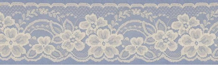 80mm Pale Lemon Nylon Lace Edging (x 4 metres)