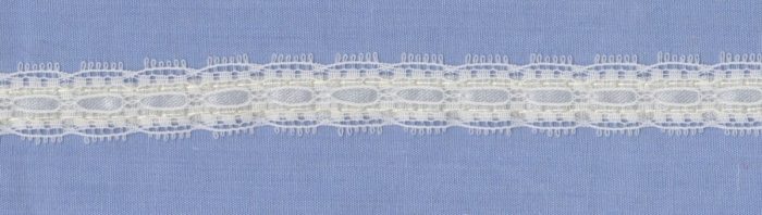 10mm Cream / Cream Ribbon Lace (x 2 metres)