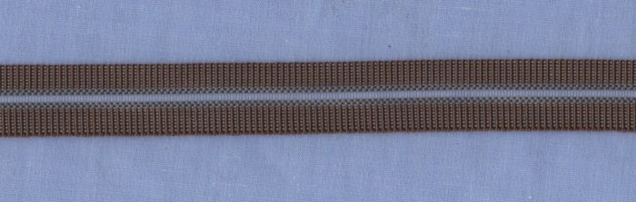 14mm Brown / Grey / Clear Striped Woven Elastic (Total of 5.3 metres)