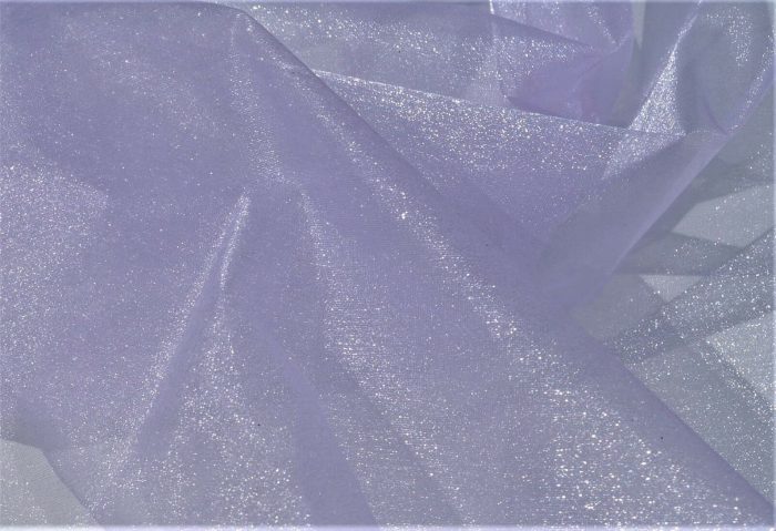 Lilac Crystal Organza Fabric 150cm wide (x 1.8 metres)
