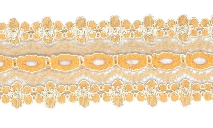 Peach Sullivans "Crafty Saver"  Coathanger (Eyelet) Lace (x 5 metres)