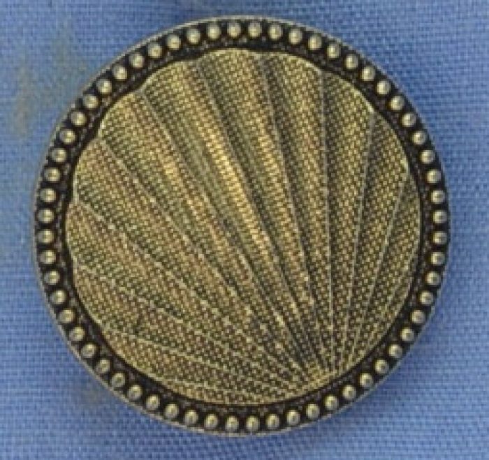 21mm Tarnished Gold Shank Button (per button)
