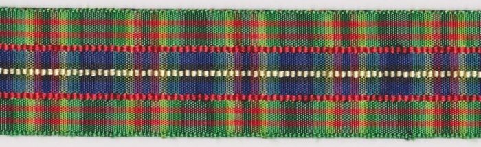25mm Green Tartan Ribbon #2