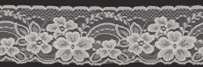 75mm Dark Cream Nylon Lace Edging (x 4 metres)