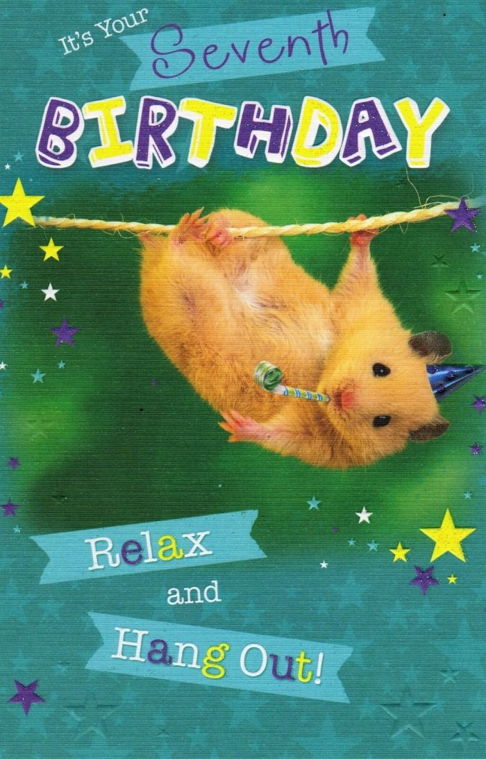 It's Your Seventh Birthday Greeting Card