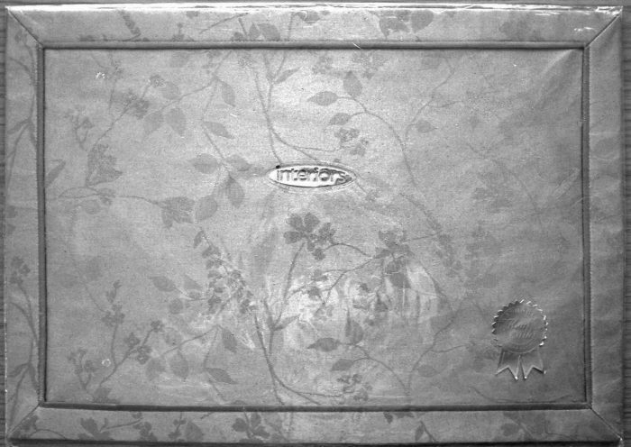 Pewter Silk / Polester Placemat 33 x 47cm