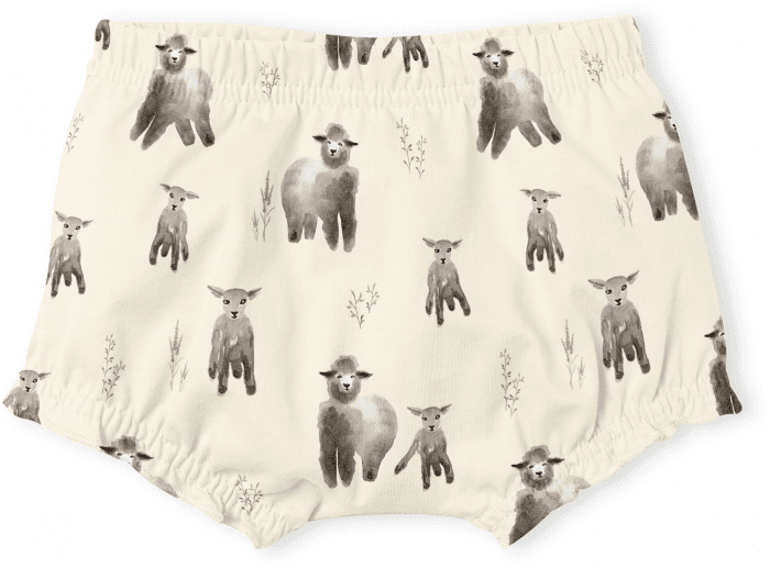 Snuggle Buddies Coloured Sheep Cream Cotton Fabric 110cm wide (per metre)