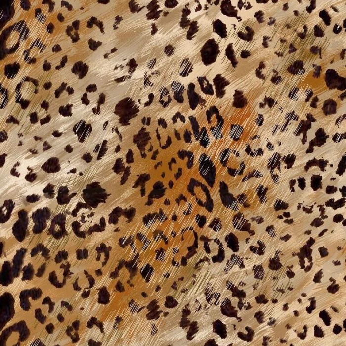 Who Let the Birds Out: Leopard Cotton Fabric 110cm wide (per metre)
