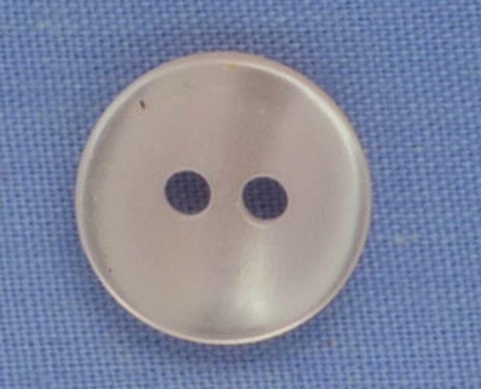 11mm Pink 2 Hole Button (x 2 buttons)