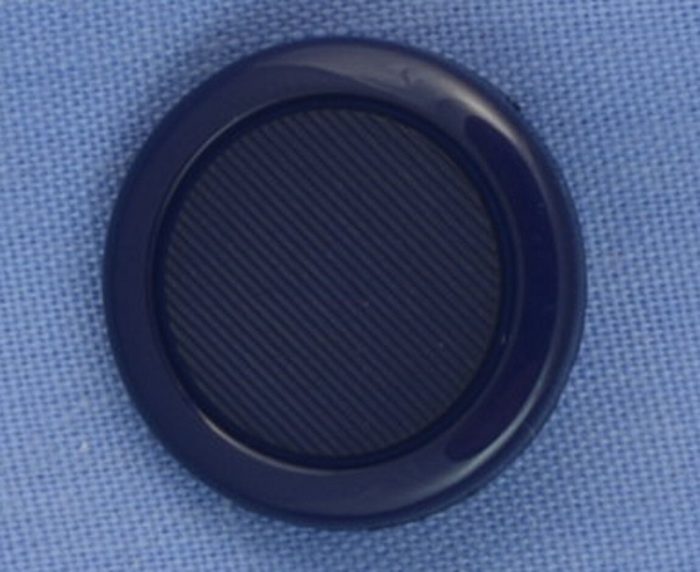 16mm Navy Blue Shank Button (per button)