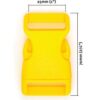 25mm Yellow Side Release Plastic Buckle 2 pk from Voodoo Bag Hardware