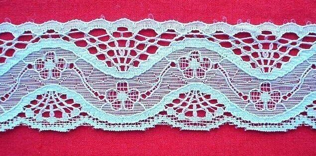 38mm Blue Nylon Lace (x 2 metres)