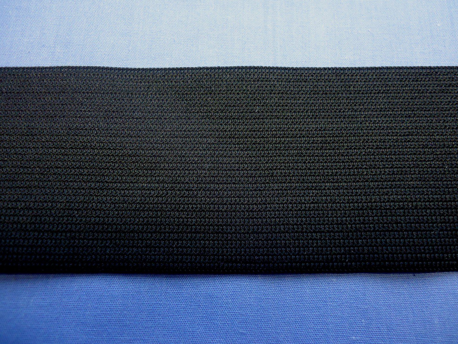 50mm Black Knitted Elastic Soft (x 1.5 metres)
