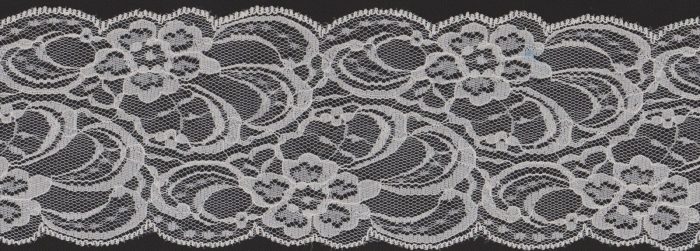 85mm Light Beige Nylon Lace Edging (x 4 metres)