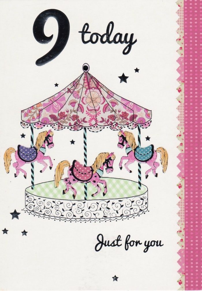 9 Today Just For You Birthday Greeting Card