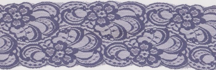 90mm Indigo Blue Nylon Lace Edging (Total of 7.5 metres)