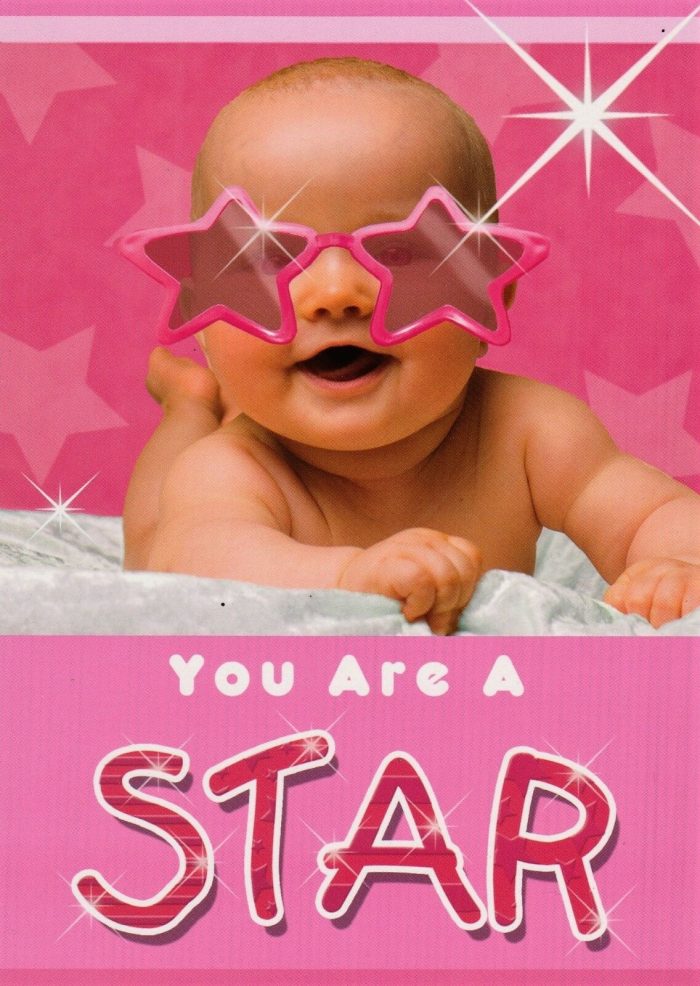 Blank Greeting Card with You Are A Star