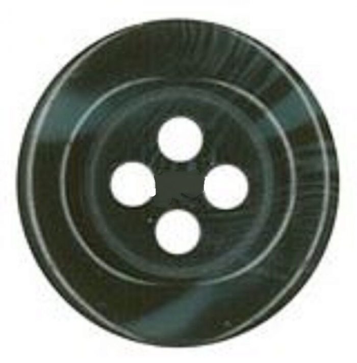 15mm Navy Blue Swirl 4 Hole Button (x 2 buttons)