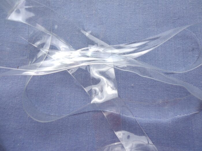 12mm Clear Plastic Elastic (x 1.8 metres)