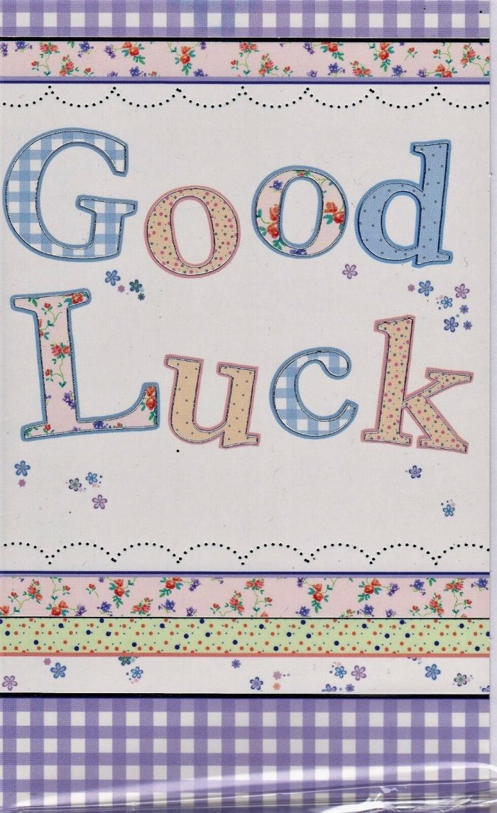 Good Luck Card Printed in Australia