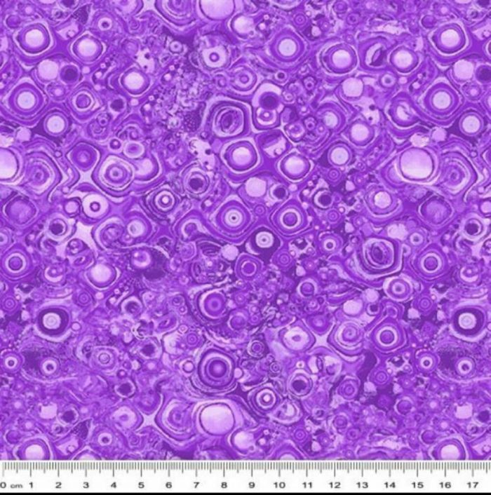Horsen Around: Purple Circle Co-ordinates Fabric (per metre)